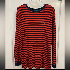 Womens L Polo striped shirt